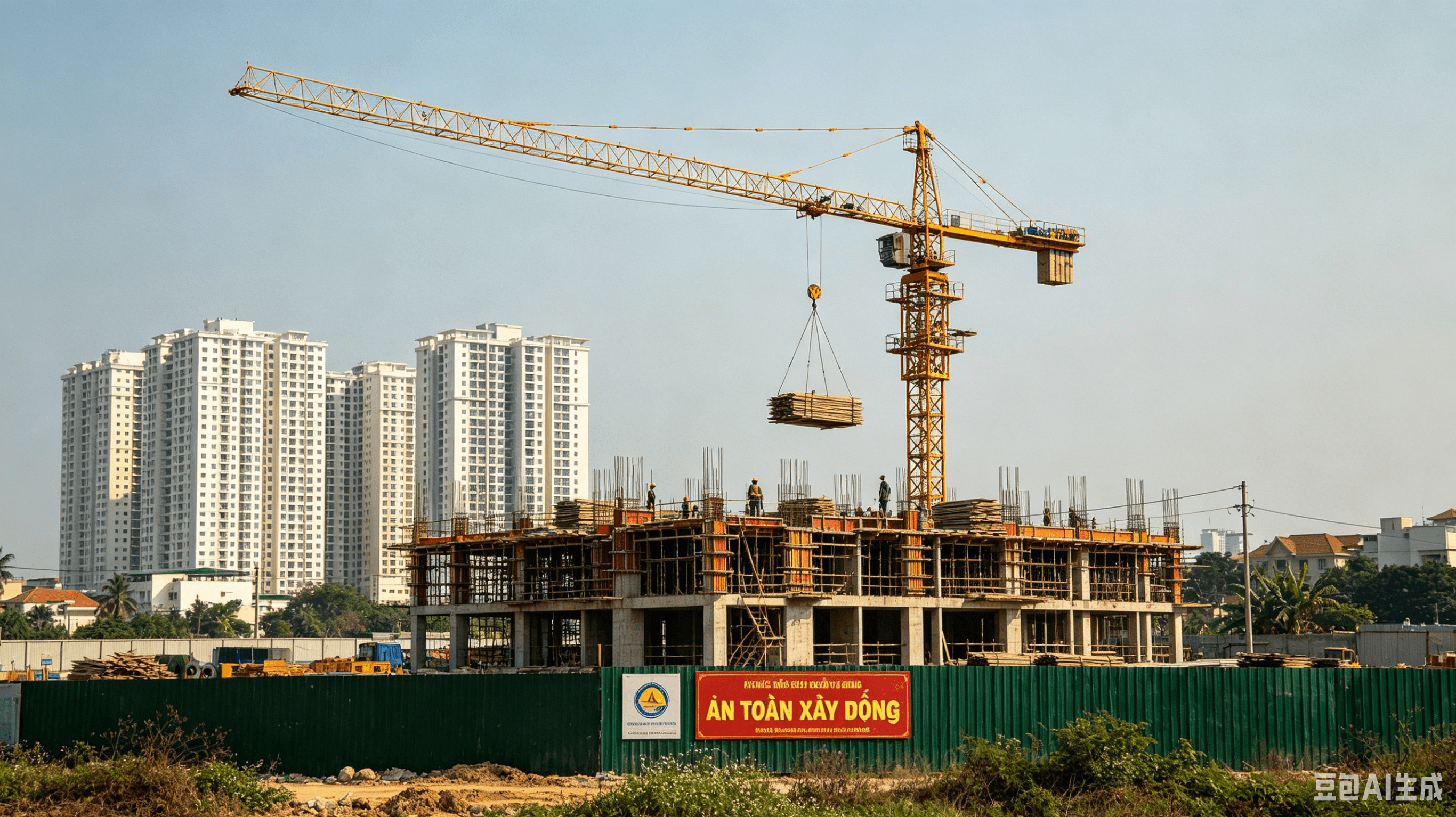 Used construction machinery project in Vietnam